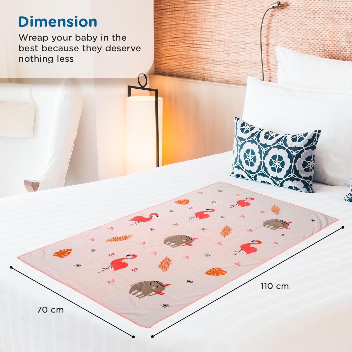 Ultra-Soft Microfiber Baby Bath Towel