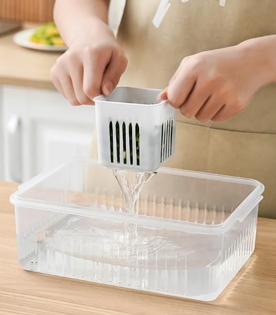 6-Grid Fridge Storage Box