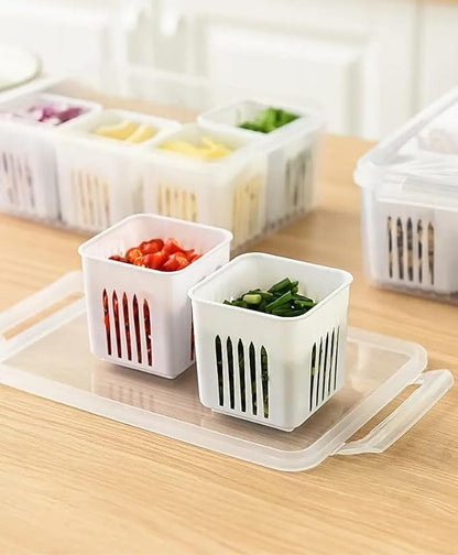 6-Grid Fridge Storage Box