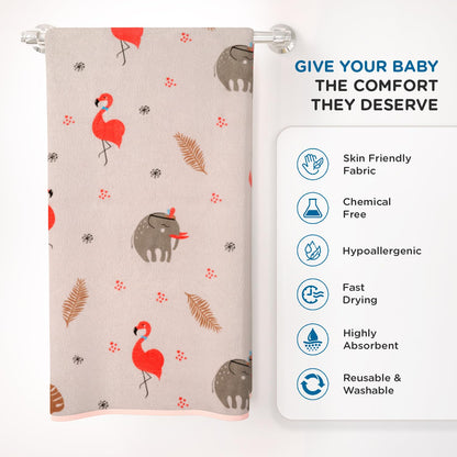 Ultra-Soft Microfiber Baby Bath Towel
