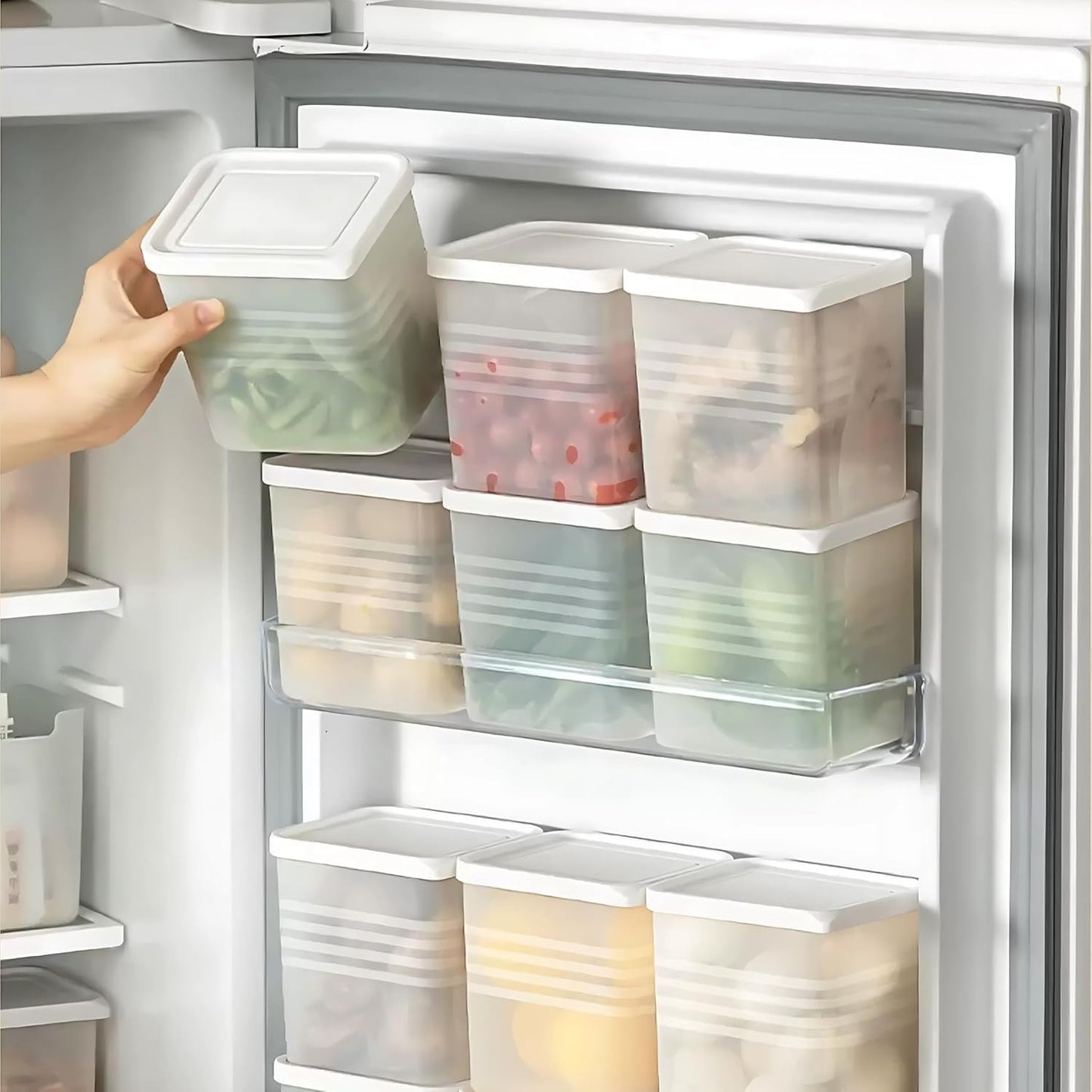 Fridge Organizer Containers – Pack of 6