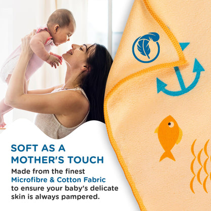 Ultra-Soft Microfiber Baby Bath Towel