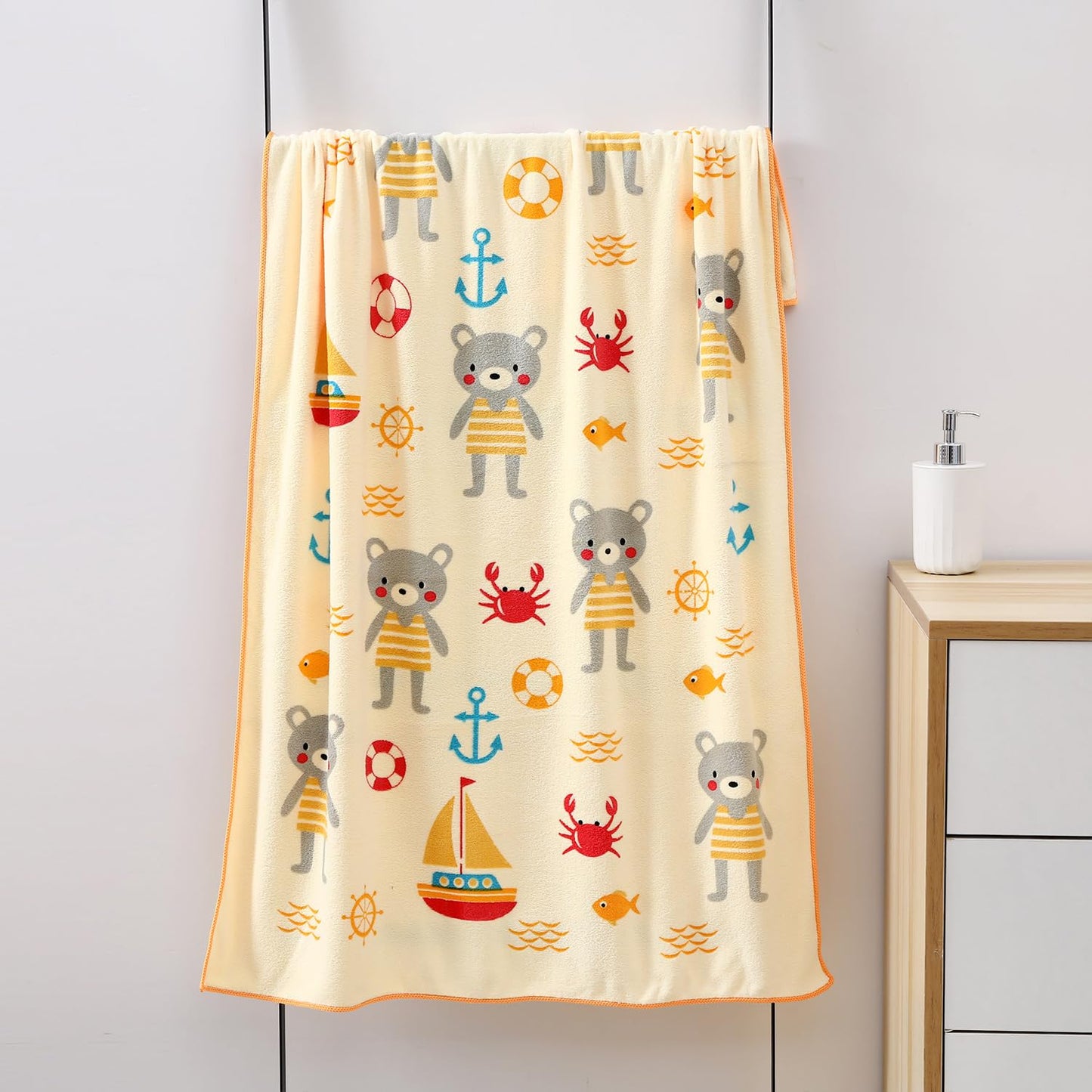 Ultra-Soft Microfiber Baby Bath Towel