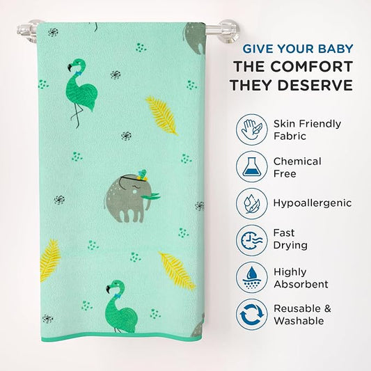 Ultra-Soft Microfiber Baby Bath Towel