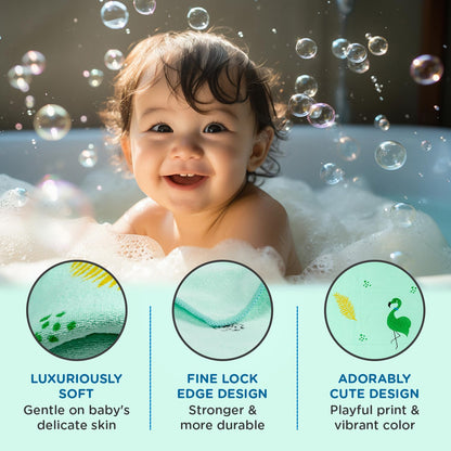 Ultra-Soft Microfiber Baby Bath Towel