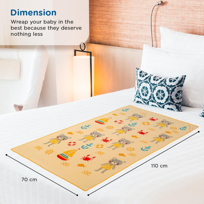 Ultra-Soft Microfiber Baby Bath Towel