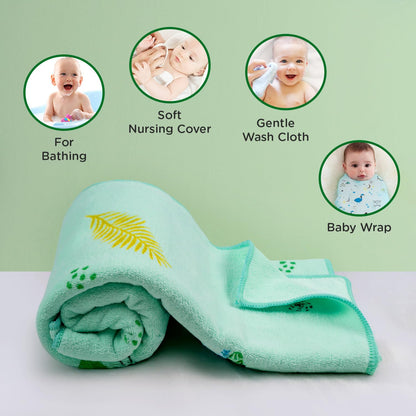 Ultra-Soft Microfiber Baby Bath Towel