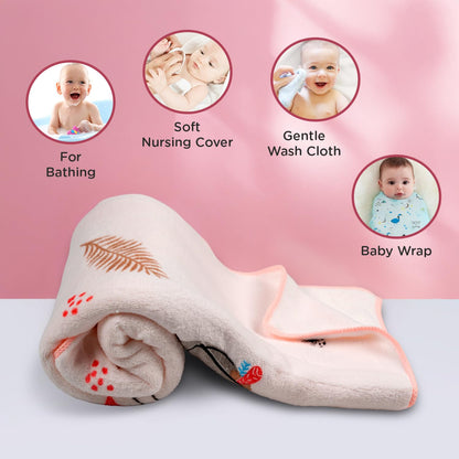 Ultra-Soft Microfiber Baby Bath Towel