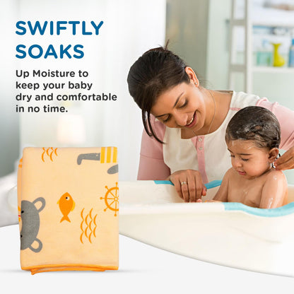 Ultra-Soft Microfiber Baby Bath Towel