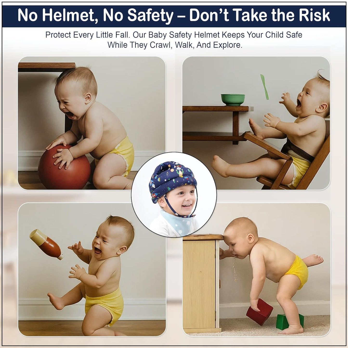 Baby Head Safety Helmet