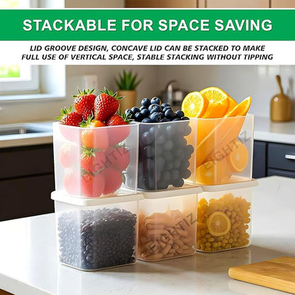 Fridge Organizer Containers – Pack of 6