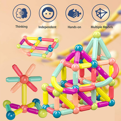 Magnetic Sticks & Balls Building Blocks Set