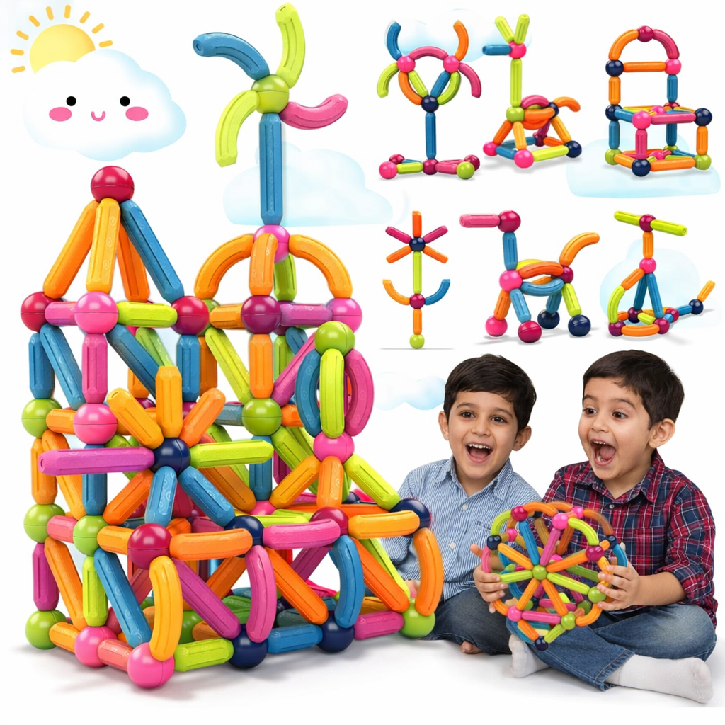 Magnetic Sticks & Balls Building Blocks Set