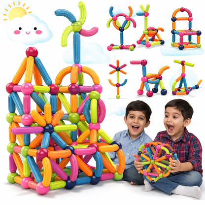 Magnetic Sticks & Balls Building Blocks Set