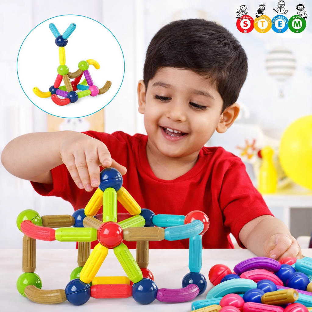 Magnetic Sticks & Balls Building Blocks Set
