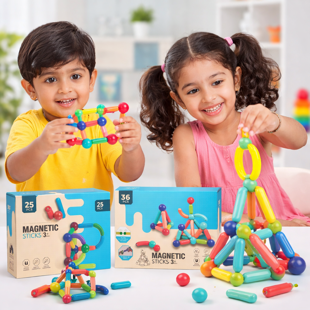 Magnetic Sticks & Balls Building Blocks Set