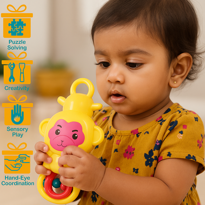 Baby Rattle Toy Set for Newborns (Pack of 8)