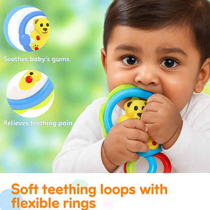 Baby Rattle Toy Set for Newborns (Pack of 8)