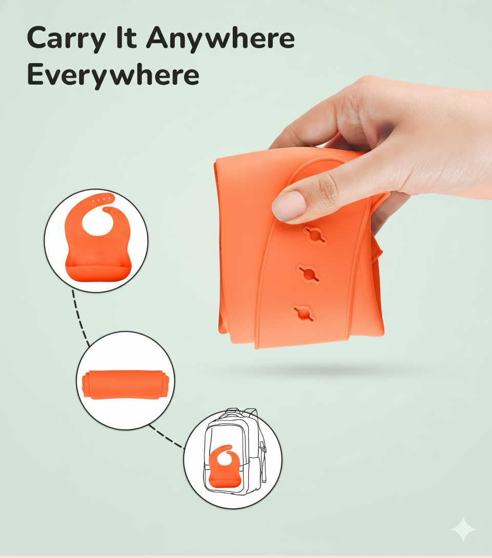 Adjustable Silicone Baby Bib