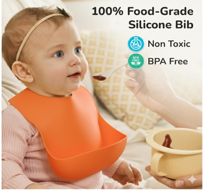 Adjustable Silicone Baby Bib