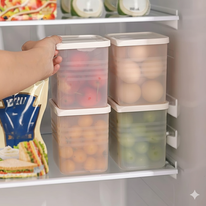 Fridge Organizer Containers – Pack of 6