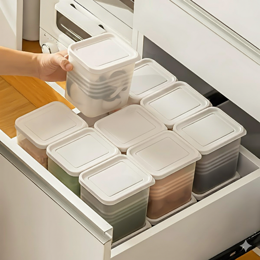 Fridge Organizer Containers – Pack of 6
