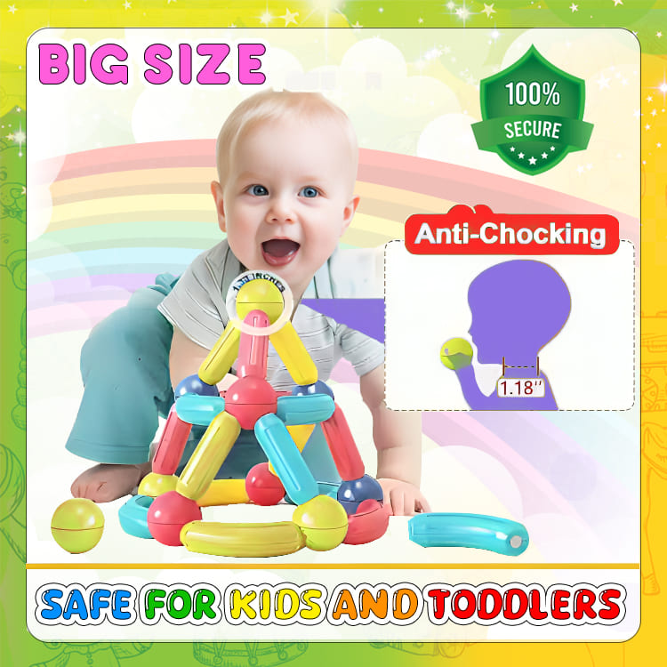 Magnetic Sticks & Balls Building Blocks Set