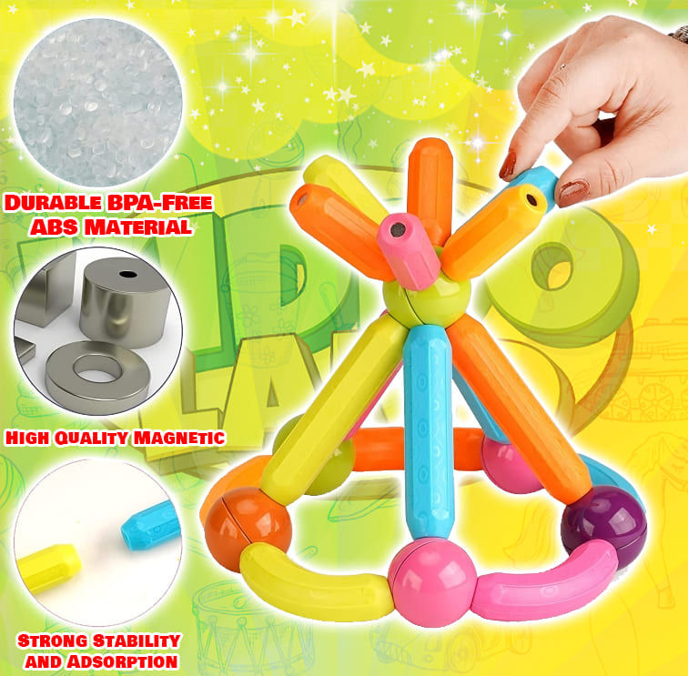 Magnetic Sticks & Balls Building Blocks Set