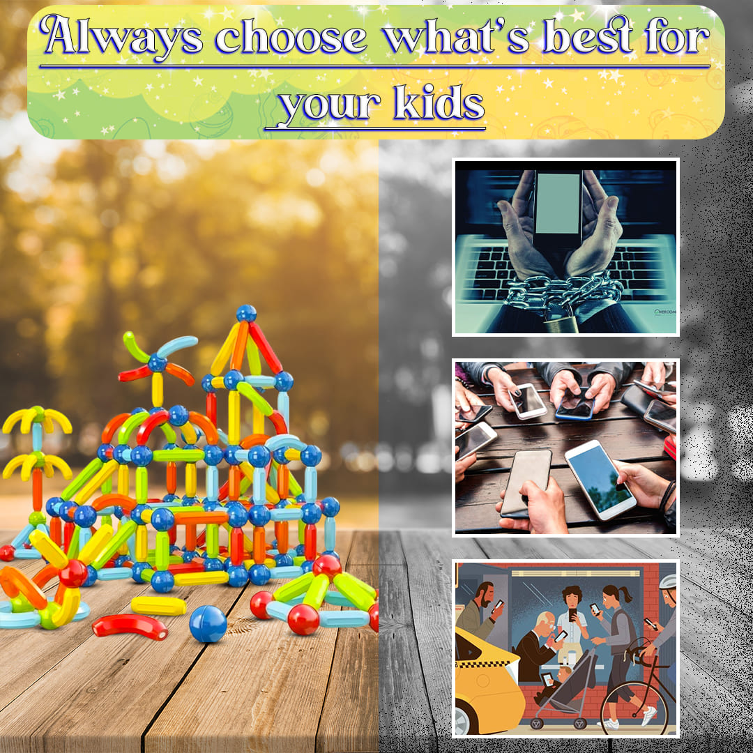 Magnetic Sticks & Balls Building Blocks Set