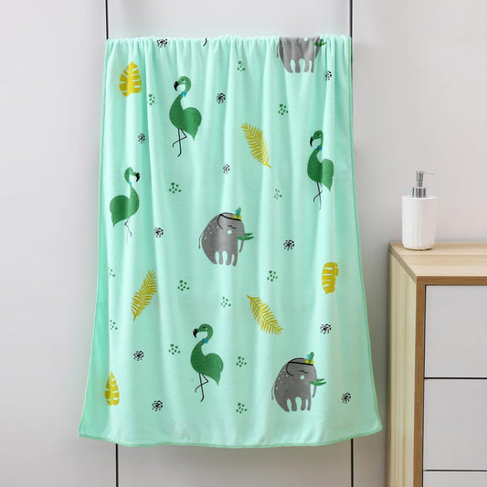 Ultra-Soft Microfiber Baby Bath Towel